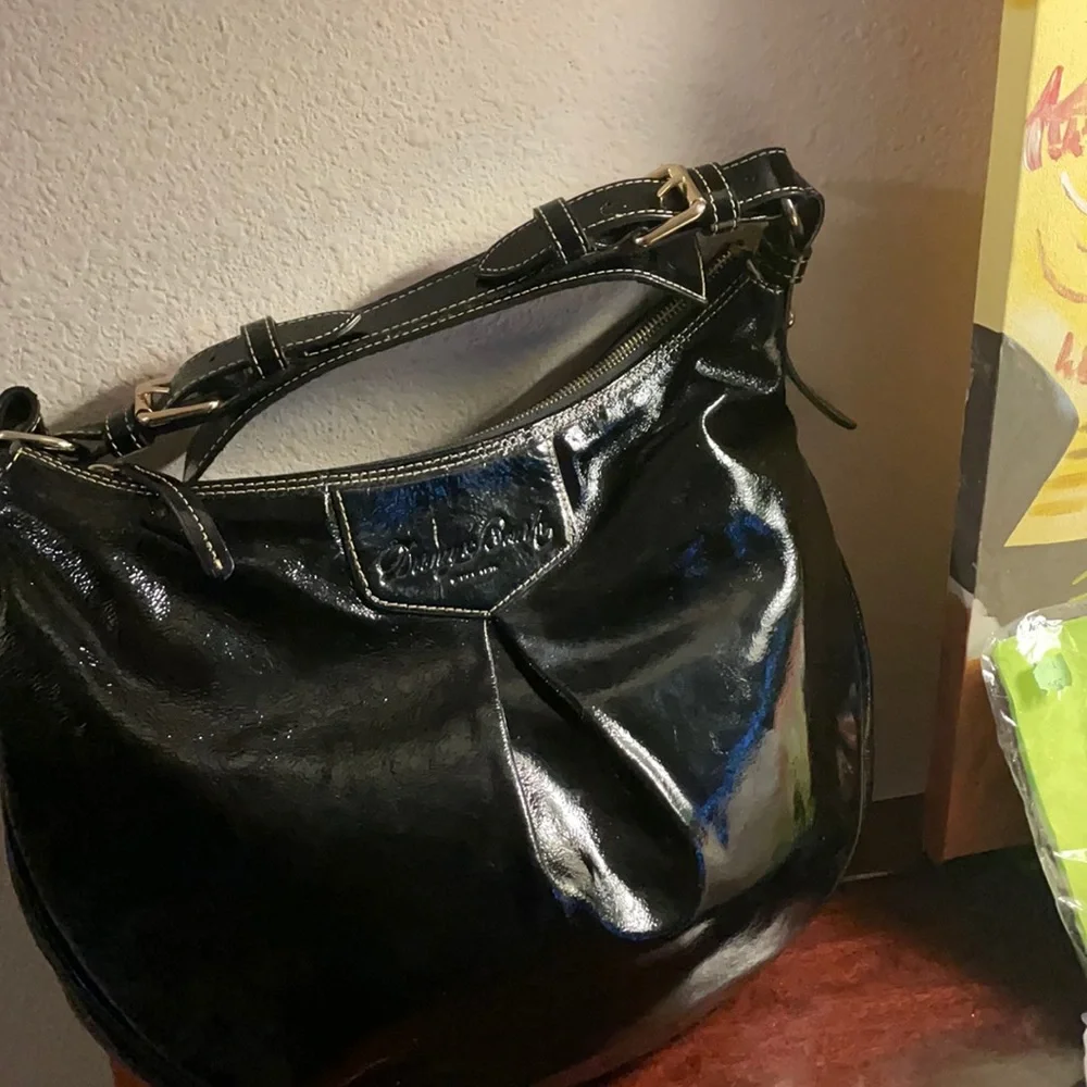 Dooney and Bourke Patent Leather Hobo